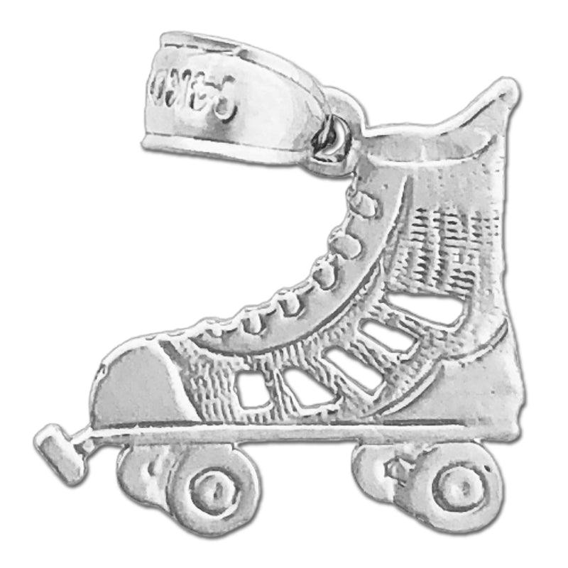 14K Gold Roller Skate Charm