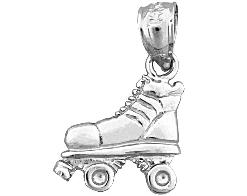 14K Gold Quad Roller Skate Charm