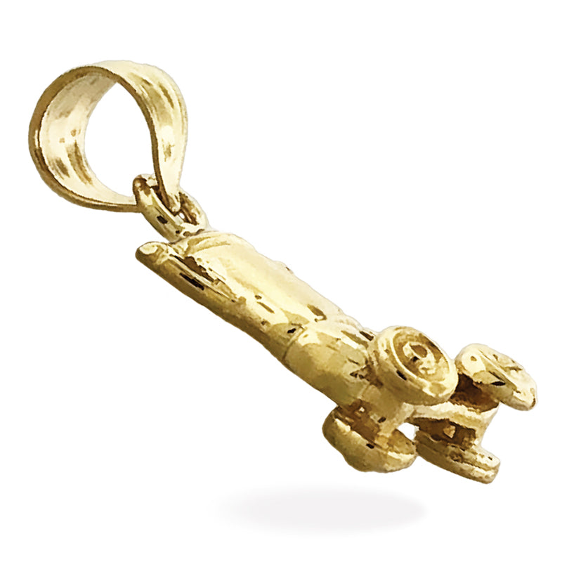 14K Gold Roller Skating Charm