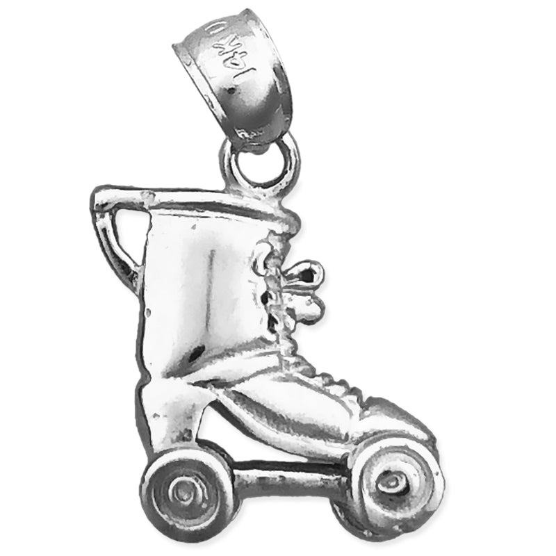 14K Gold Roller Skating Charm