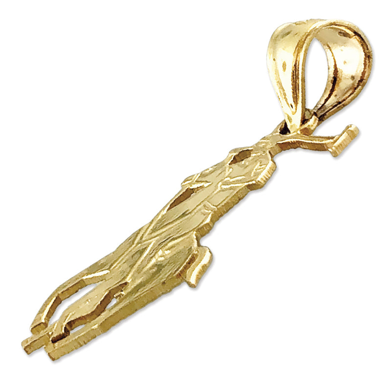 14K Gold Small Polo Charm