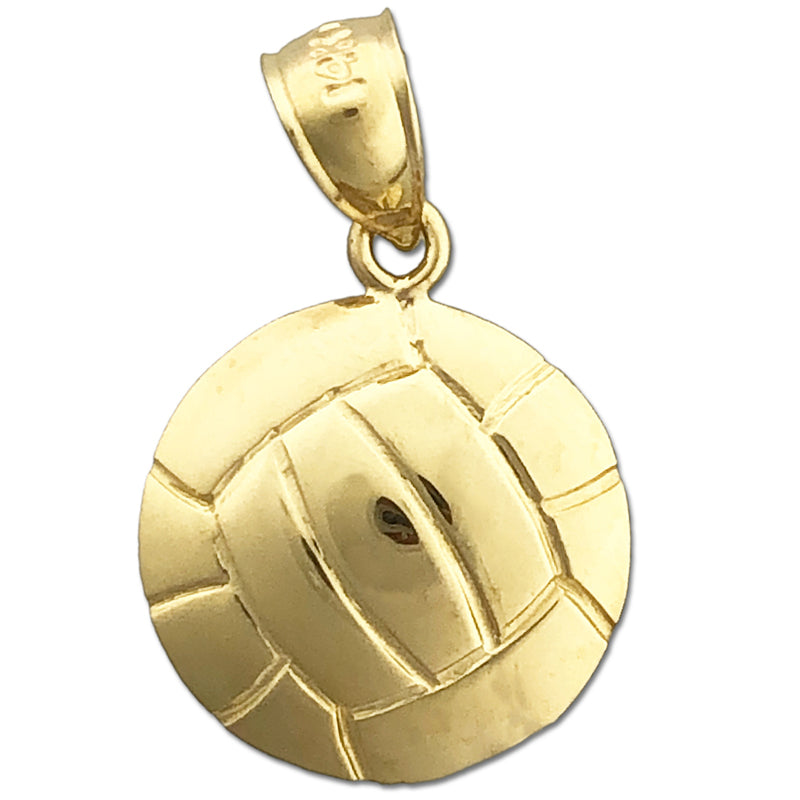 14K Gold Volleyball Charm