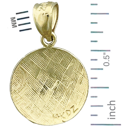 14K Gold Volleyball Charm