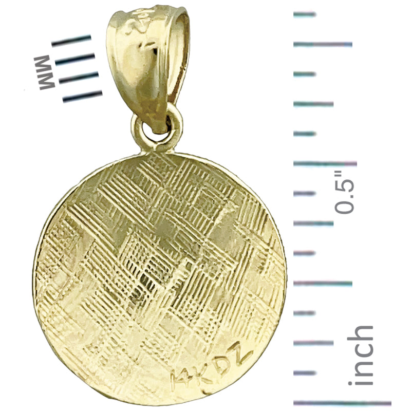14K Gold Volleyball Charm