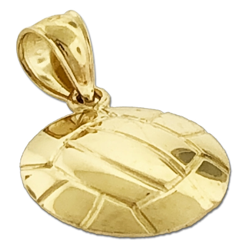 14K Gold Volleyball Charm