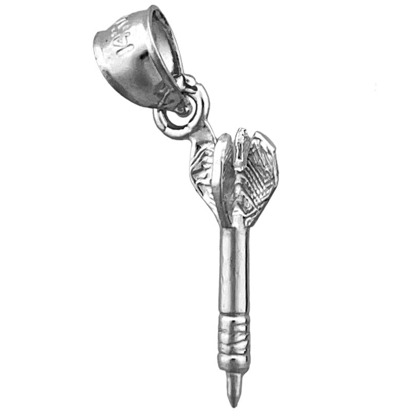 14K Gold 3D Dart Charm