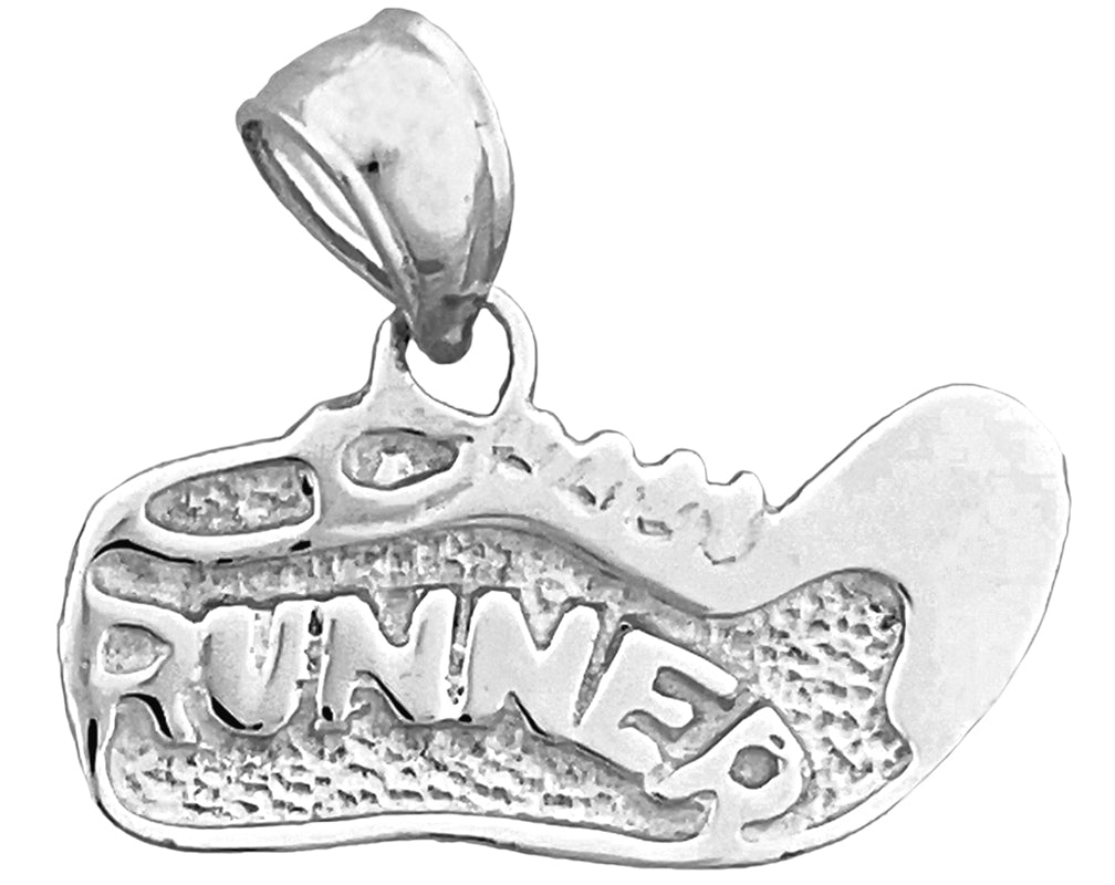 14K Gold Runner Shoe Charm