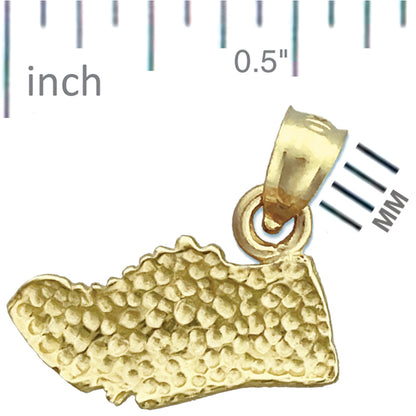 14K Gold Running Shoe Charm