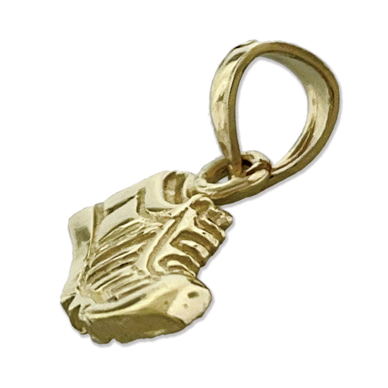 14K Gold Running Shoe Charm