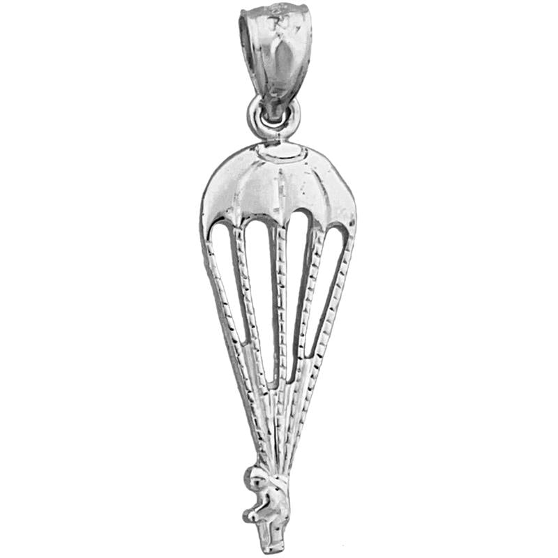 14K Gold Parachute Charm