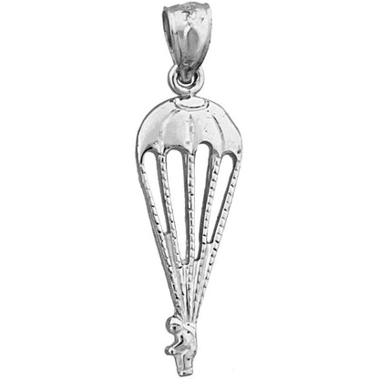 14K Gold Parachute Charm
