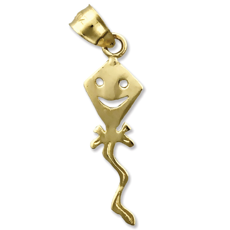 14K Gold Kite Charm