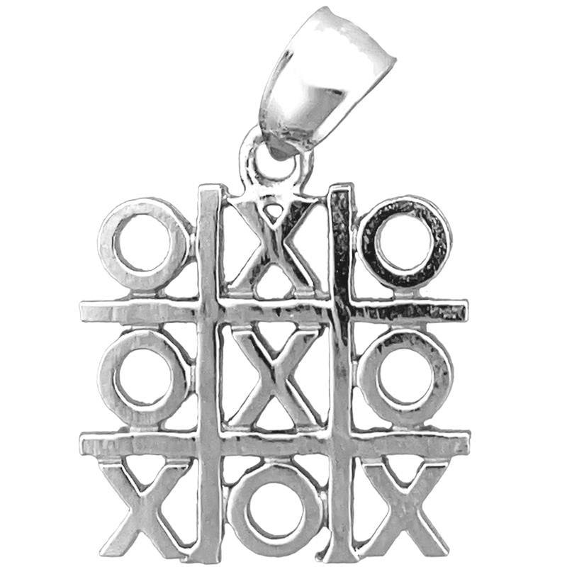 14K Gold Tic-Tac-Toe Charm