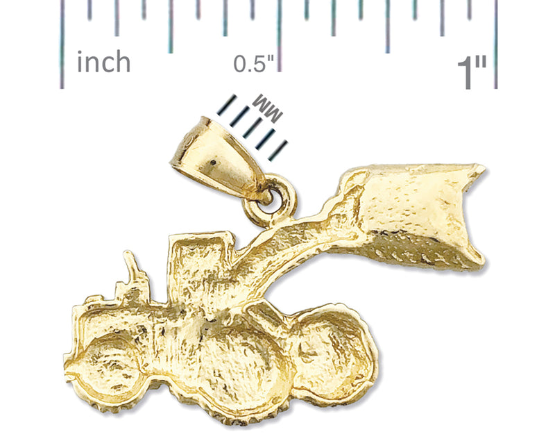 14K Gold Loader Pendant