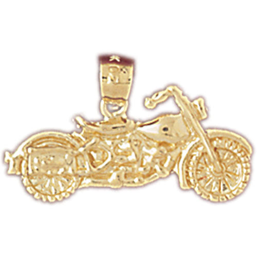 14K Gold Chopper Charm