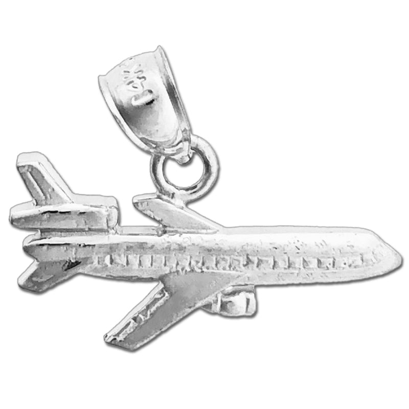 14K Gold 22MM Passenger Airplane Charm