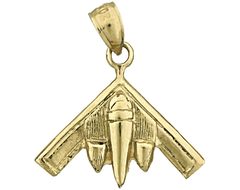 14K Gold B-2 Spirit Stealth Aircraft Charm
