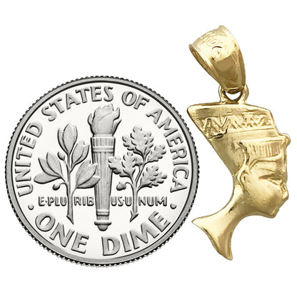 14K Gold Queen Nefertiti Of Egypt Charm