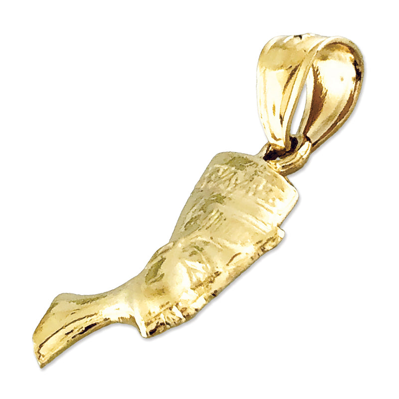 14K Gold Queen Nefertiti Of Egypt Charm