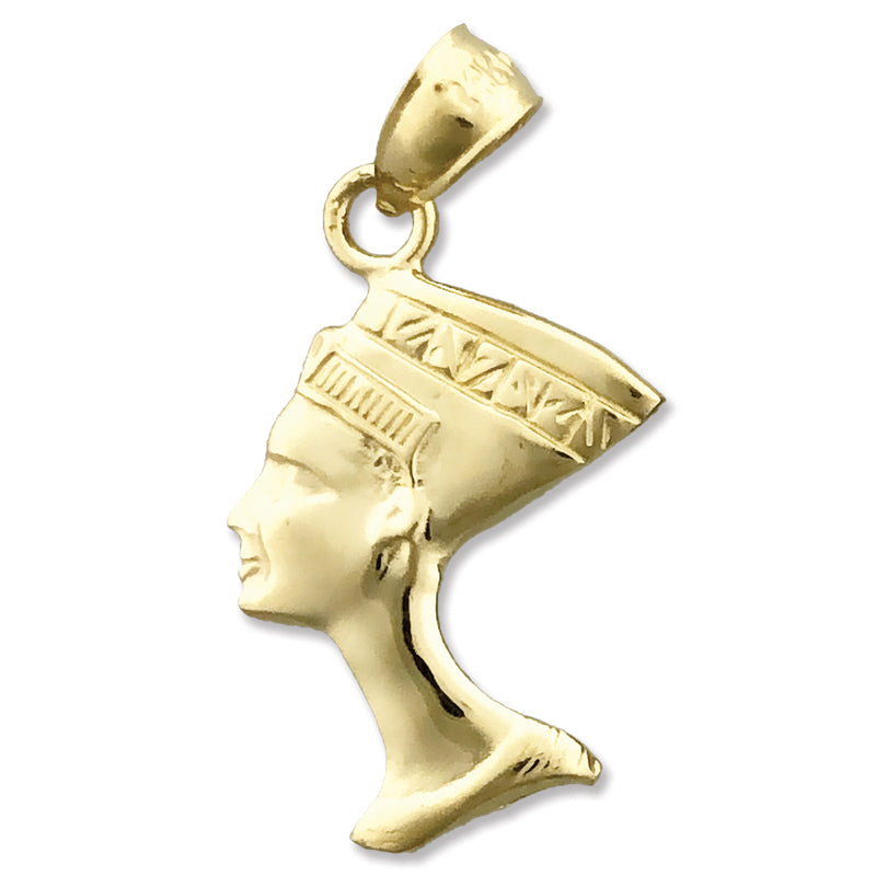 14K Gold Nefertiti Charm