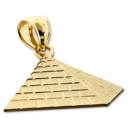 14K Gold Egyptian Pyramid Charm