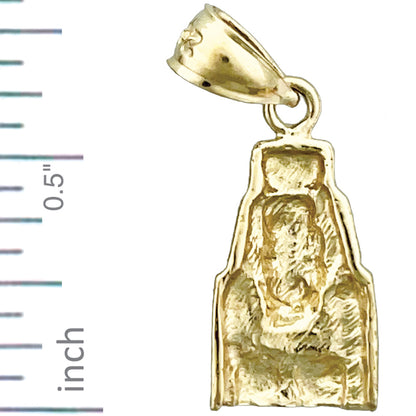 14K Gold Egyptian Pharaoh Charm