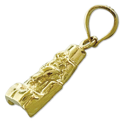 14K Gold Egyptian Pharaoh Charm