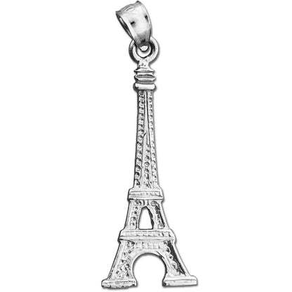 14K Gold Eiffel Tower Pendant