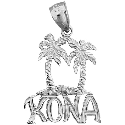 14K Gold Palm Tree Kona Charm