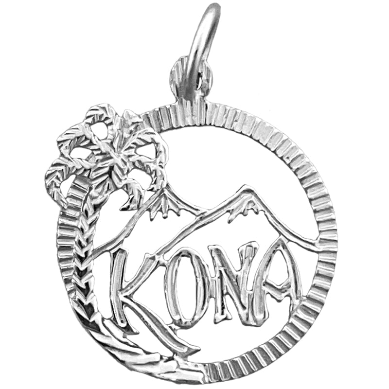 14K Gold Hawaii Kona Island Charm
