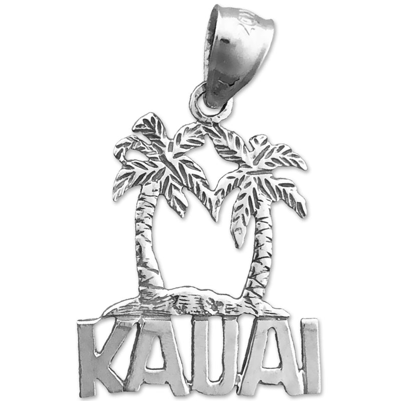 14K Gold Kauai with Palm Trees Charm