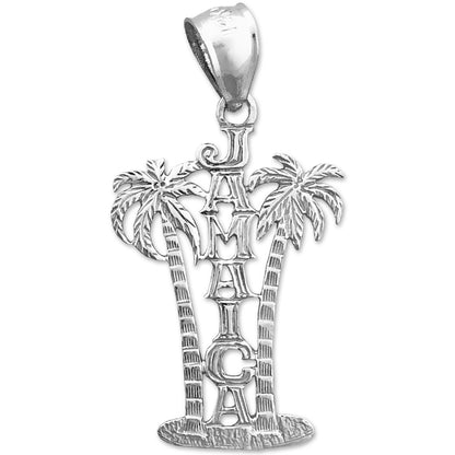 14K Gold Jamaica with Palm Trees Charm