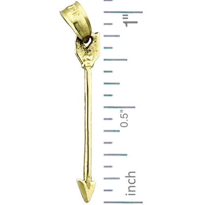 14K Gold Arrow Charm