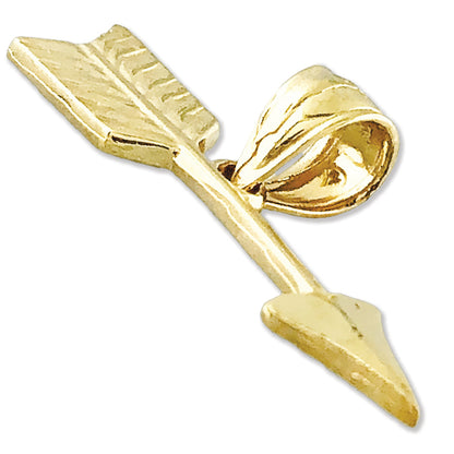 14K Gold Western Arrow Charm