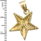14K Gold Five Point Star Charm
