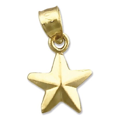 14K Gold Star Charm