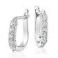 Real Diamond Hoop Earrings in Solid 14k Gold (3/4 ct.) Perfect Anniversary Gift