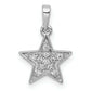 1/10ct 14K Yellow White or Rose Gold Diamond Star Pendant Celestial Gift Jewelry