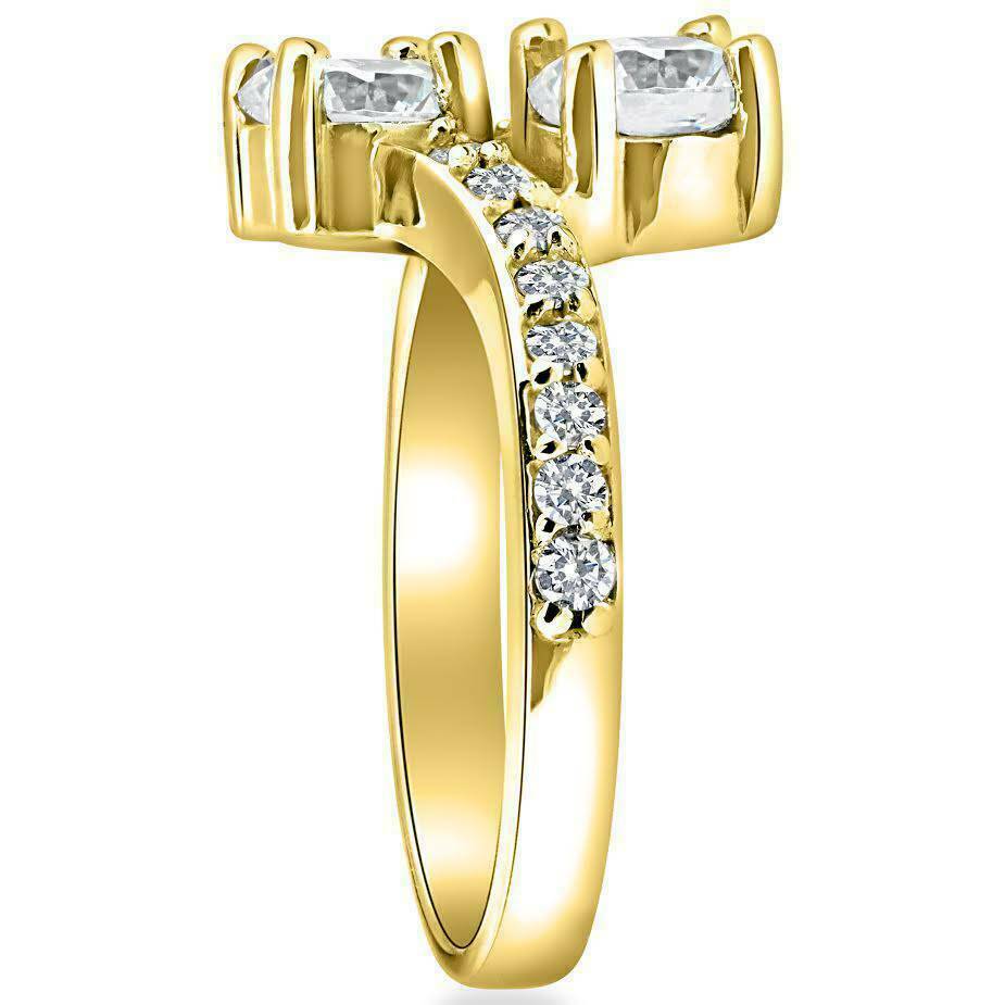 1 Carat Forever Us 2 Stone Diamond Ring 10K Yellow Gold