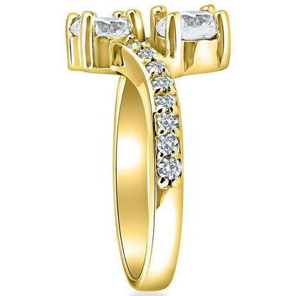 1 Carat Forever Us 2 Stone Diamond Ring 10K Yellow Gold