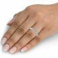 3 Ct. REAL Diamond Eternity Anniversary Womens Wedding Band Ring 14k White Gold