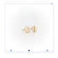 Mini Real Diamonds Disk Stud Earrings in 14k White Yellow or Rose Gold