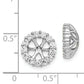 14K Gold Diamond Earring Jackets Options for 4.25 - 5.25 and 6.5mm Centers