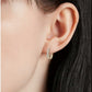 Real Diamond Hoop Earrings in Solid 14k Gold (3/4 ct.) Perfect Anniversary Gift
