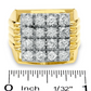 Men's 2 CT. T.W. Diamond Fashion Ring in 14K Yellow Gold BRAND NEW