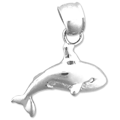 14K Gold Killer Whale Charm