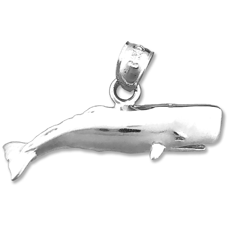 14K Gold Cachalot Sperm Whale Charm