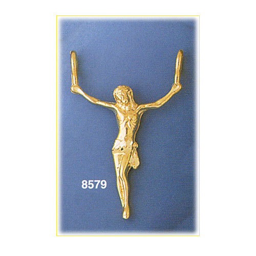14K Gold 34MM Jesus Body Crucifix Pendant