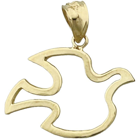 14K Gold Holy Spirit Dove Charm
