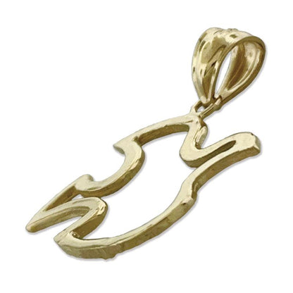 14K Gold Holy Spirit Dove Charm